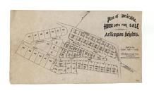 Dow Ave. and Appleton St. 1894, Arlington 1890c Survey Plans